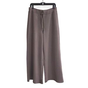 SPANX‎ AirEssentials Wide Leg Pants Women's Size XL Smoke  Neutral Casual Lounge